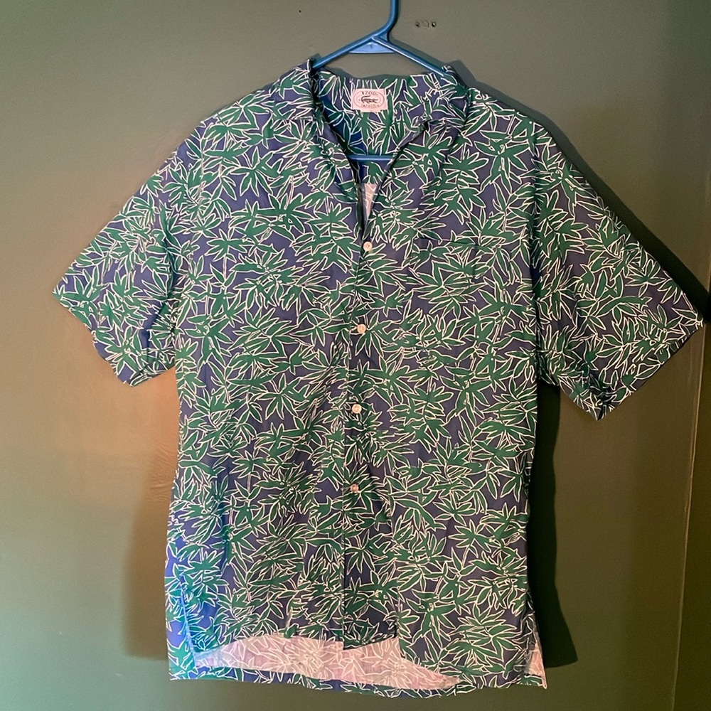 Lacoste/Izod collared short sleeve button up